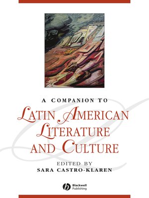 cover image of A Companion to Latin American Literature and Culture